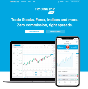 How do I open a Trading 212 practice account?